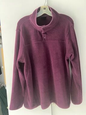 32 Degrees Women's Fleece Pullover - Plum